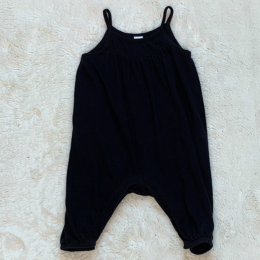BLACK COMFY COZY ONESIE INFANT GIRLS